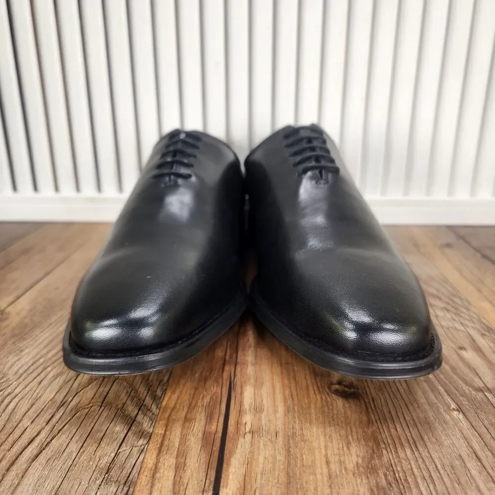 Jump New York Monaco Oxfords Dress Shoes Men Sz 7 M Black Leather Preppy Formal